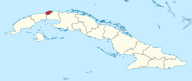 Poziția localității Havana