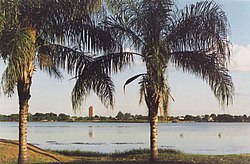 Lagoa Maior near the center of Três Lagoas