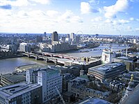 Skyline vanop St Paul's Cathedral