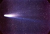 Comet 1P/Halley as taken March 8, 1986 by W. Liller.