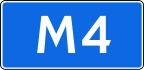 Federal Highway M4 shield}}