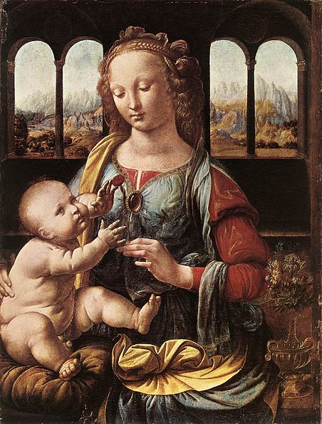 File:Madonna z goÅºdzikiem, Leonardo da Vinci.jpg