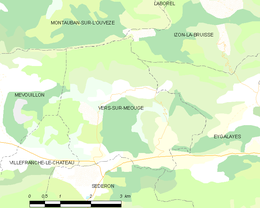 Vers-sur-Méouge - Localizazion