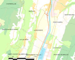 La Buissière - Localizazion