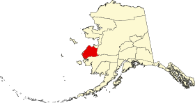 Localisation de Kusilvak Census Area, Alaska