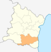 Map of Dolni chiflik municipality (Varna Province).png