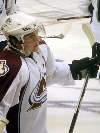 Colorado Avalanche forward Matt Duchene in a g...