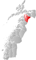 Tysfjords beliggenhed