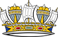 Przykładowa heraldyczna "corona navalis"