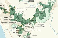 ニルギリ生物圏保護区（英語版）の地図