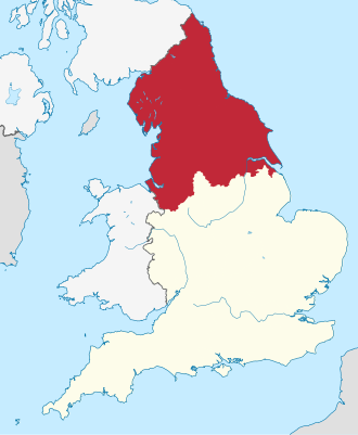 de Tre Nordlige England regjeringen regioner vist innenfor England, uten regionale grenser. Andre kulturelle definisjoner av Nord varierer.