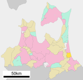 Lokasi Oirase di Prefektur Aomori