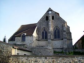 The church in Ormoy-Villers