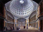 Пантеон. Интерьер. Акварель ок. 1790