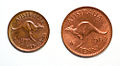 demi et un penny australien