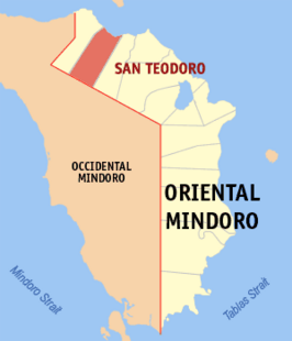 Kaart van San Teodoro