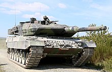 Leopard 2A5 of the Polish Land Forces, 2017 Polish Leopard 2A5 main battle tank during Strong Europe Tank Challenge 2017.jpg