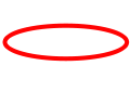 An oval