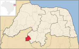 Serra Negra do Norte – Mappa