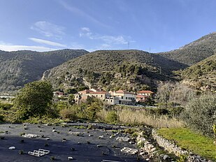 Cixan, panu(r)àmma da lucalitài da Begüdda, vista daa Stràdda Delaûtra [2]