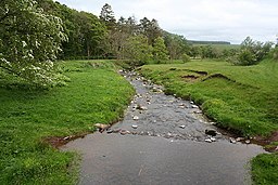 River Alwin, nära Clennell.