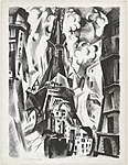 La tour Eiffel (1925), litografi, visades på utställningen Kulturbolschewistische Bilder i Mannheim 1933,[5] beslagtagen 1937 på Kunsthalle Mannheim och såld utomlands.