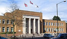 Rugby Town Hall - The headquarters of Rugby Borough Council Rugby town hall.jpg
