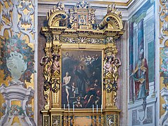 Altar mit Altarbild von Francesco Paglia