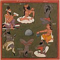 Saptarishi. The Seven Sages, attributed to Master at the Court of Mankot. Bandralta-Mankot workshop, c. 1700. Government Museum and Art Gallery, Chandigarh