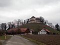 Schloss mit Weiler und Schlosshügel