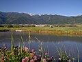 Blick uf Kostenez am Fuess vom Rila-Gebirg