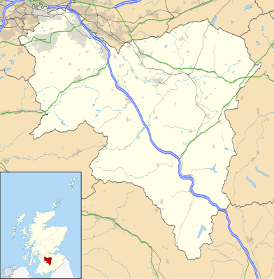 Location map Scotland South Lanarkshire