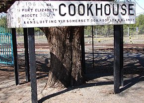 Cookhouse station name board