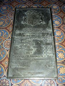 Tumba de los reyes de Navarra en la catedral de Lescar