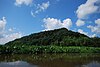 Trempealeau Mountain from the Trempealeau River.JPG