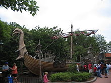 Vikingschip (imitatie te zien in Epcot) 