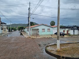 Vista parcial de Pilões, distrito do município de Candiba, Bahia, em janeiro de 2023.