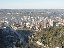 Yleisnäkymä Villefranche-de-Rouerguesta