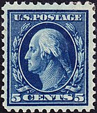 Washington-Franklin Issue of 1917, 5c