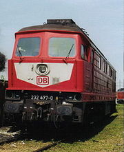 Dieselelektrische Lokomotivedeutsche Baureihe 232 „Ludmilla“