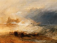 Wreckers Coast of Northumberland, c. 1836, eoulivadur war lien, Yale Center for British Art