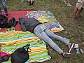 Person at the Zwarte Cross festival