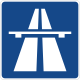 Zeichen 330 - Autobahn, StVO 1992.svg