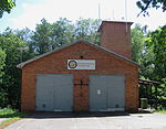 Den lokala brandstationen för räddningstjänsten i Emmaboda-Torsås (juni 2011).