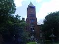 The Red Brick Courthouse in Rockville, Maryland. Constructed in 1891, it is within the Courthouse Historic District