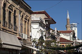 View of the old city and the Muslim mosque.