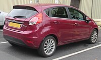 Ford Fiesta Titanium X 5-door hatchback (UK; facelift)