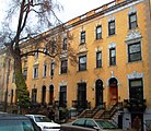 Neoclassical houses, 203–211 West 138th Street, Manhattan, New York, completed in 1893 (with Bruce Price).