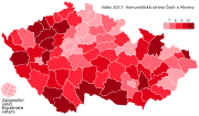 KSČM results in 2017