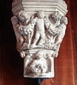 Anônimo: Capitel decorado, século XV. Capela do Castello Sforzesco, Milão